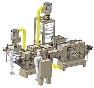 inline blast system cad model