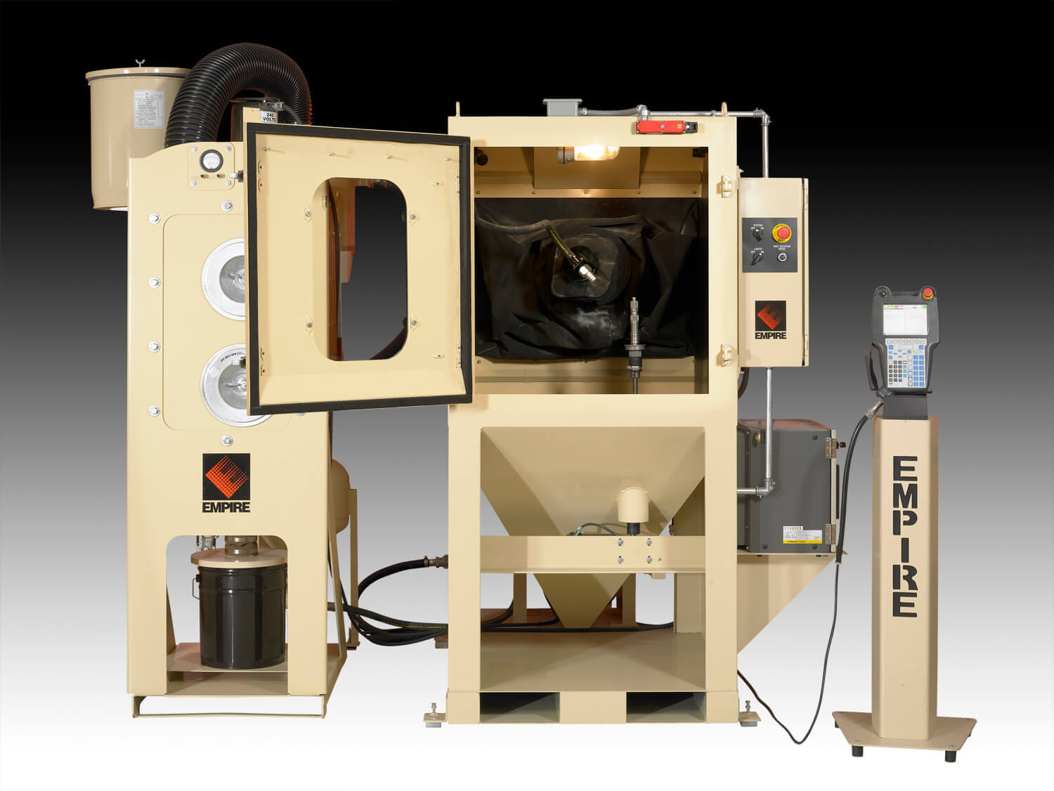 robotic sandblaster