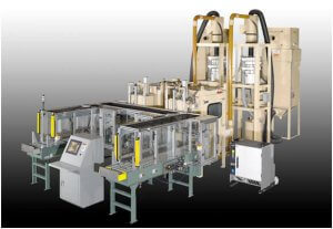 airblast machine for stainless steel medical implants